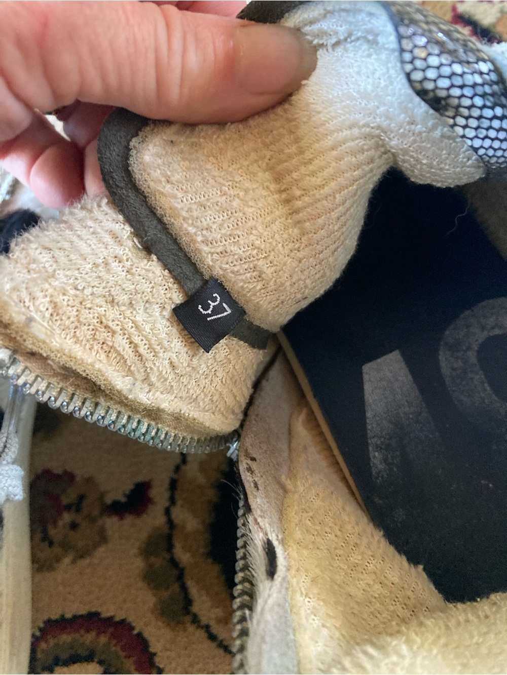 P448 Leopard Print High Tops - Picture 6 of 7